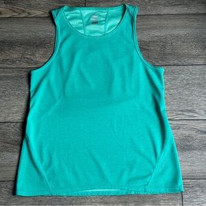 Merrell Teal Turquoise Green Sleeveless Wicking Tank Top Sz Medium